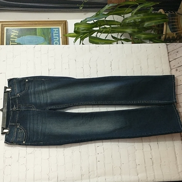 RICKI'S Brooke Revolution boot cut jeans back flap chunky stitch pockets sz 29/8 - Picture 1 of 6